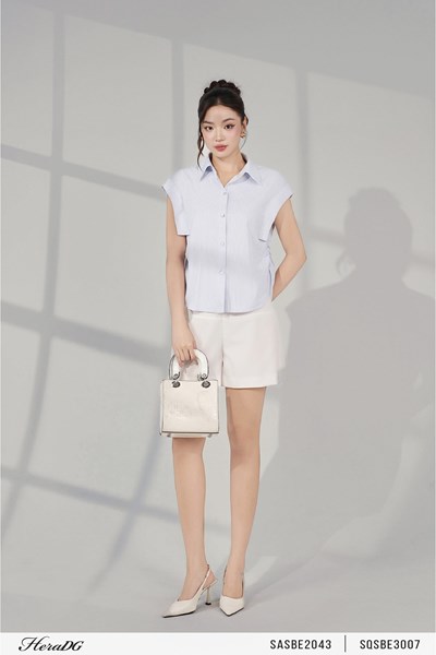 Hiển thị chi tiết cho Áo sơ mi nhún eo Ảnh của Áo sơ mi nhún eo